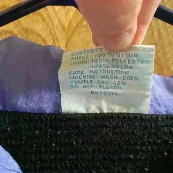 Vintage 90s Natural Sport Colorbock Windbreaker Pink and Purple Size L - Picture 4 of 16